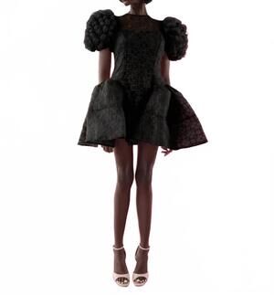 NEW CELIA B auri dress in black